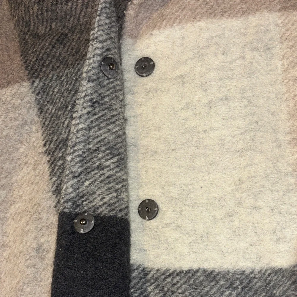 MERCER & MADISON Chic Plaid Wool Blend Jacket in Women’s size small - Picture 11 of 11